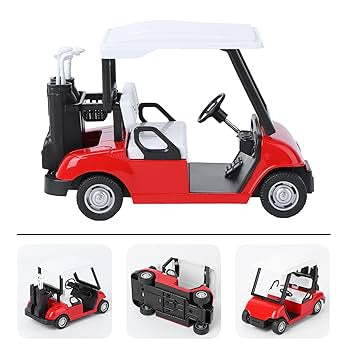 Golf Cart: Die Cast Metal Model Golf Cart Mini