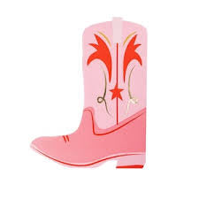 Disco country boot napkin