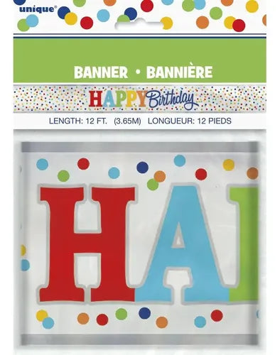 Happy birthday banner