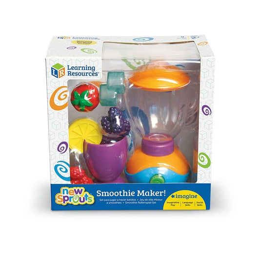 Learning Resources New Sprouts Toy Smoothie Maker Playset, Play Food, Ages 2+
