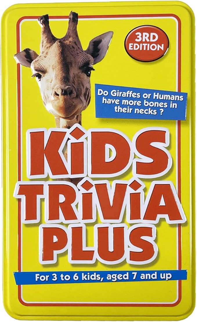 Kids Trivia Plus Card Game