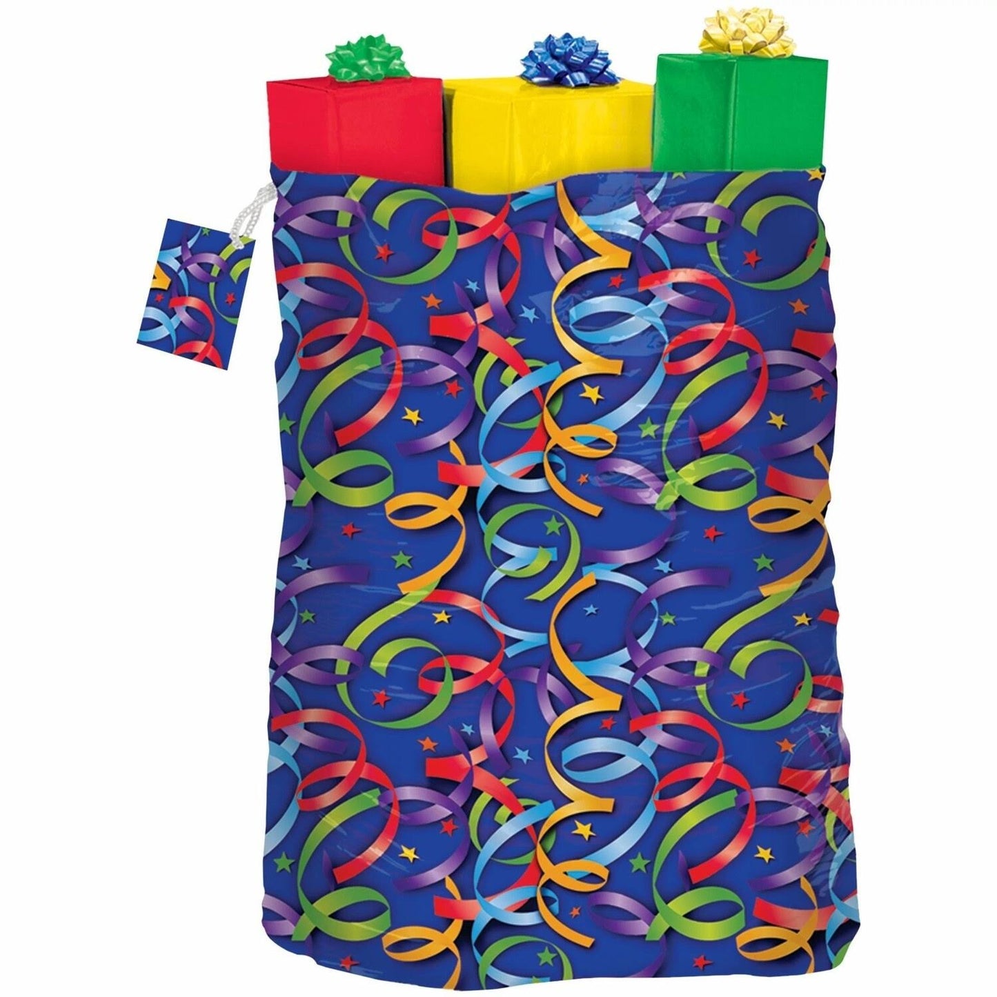 Gift sack with tag