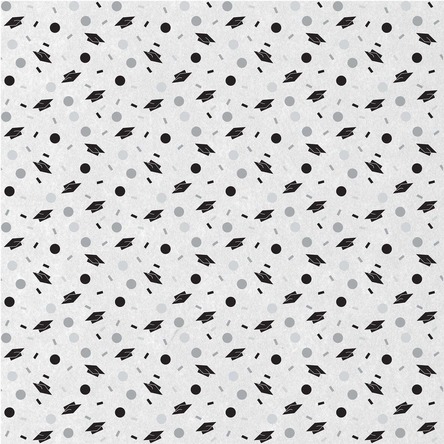 Graduation Tissue Paper, 20 x 20 Inches, 8 Count