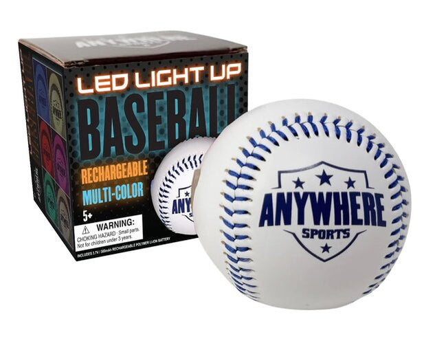 Pro Glow Light-Up Baseball different light up colors