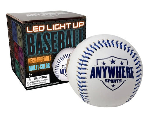 Pro Glow Light-Up Baseball different light up colors