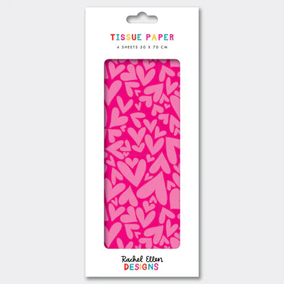 TISSUE PAPER - HEARTS