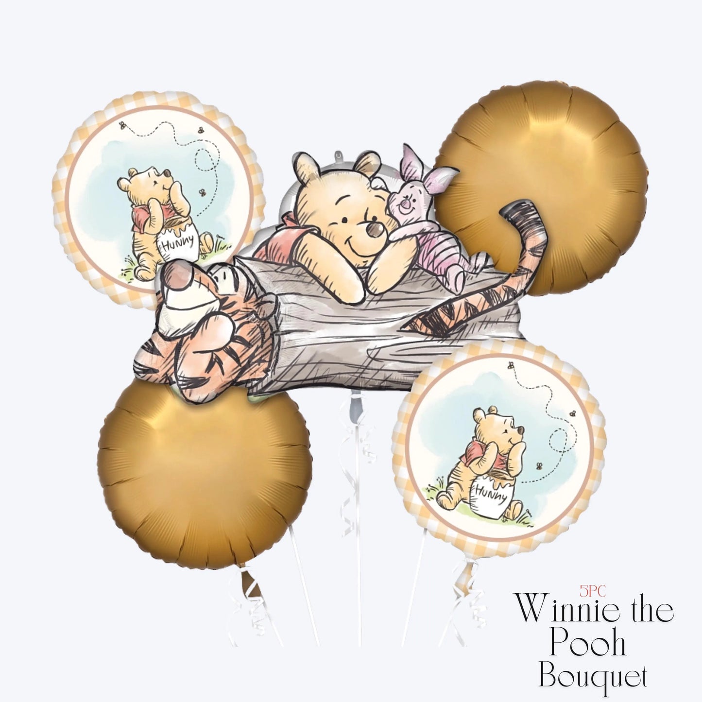 Winnie the Pooh Balloon Bouquet – Classic Disney Party Decor