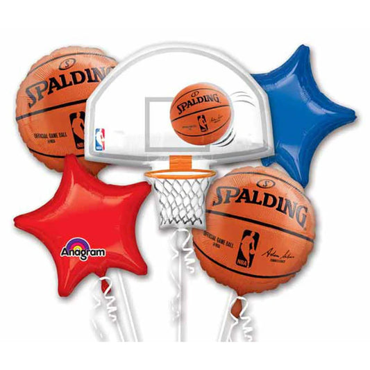NBA Basketball Balloon Bouquet