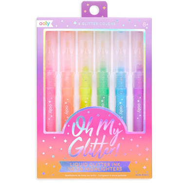 Oh my glitter neon highlighters