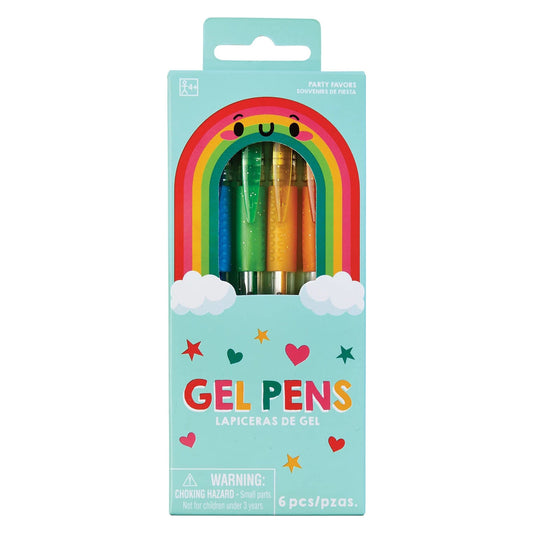 Rainbow Gel Pen Set - 6 1/10" | Multicolor | 6 Pcs.