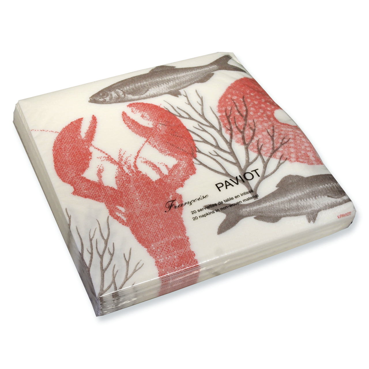 Lobster - Paviot Cocktail Napkins