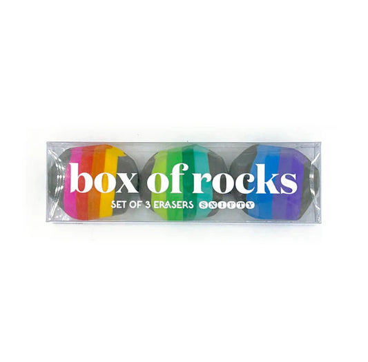 Box of rocks - erasers