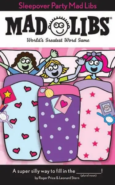 Sleepover Party Mad Libs