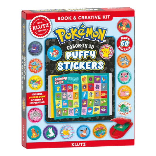 Klutz: Pokemon Colour-in 3D Puffy Stickers