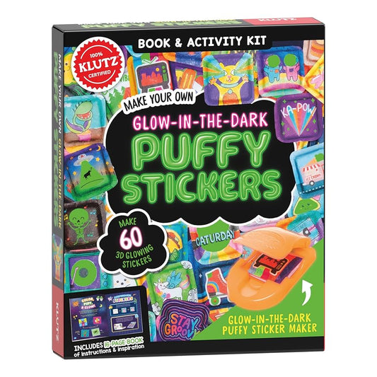 Make Your Own Glow-In-The-Dark Puffy Stickers