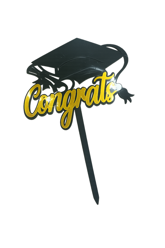 Congrats Grad Cake Topper