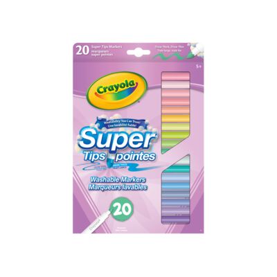 Super Tips Pastel Washable Markers