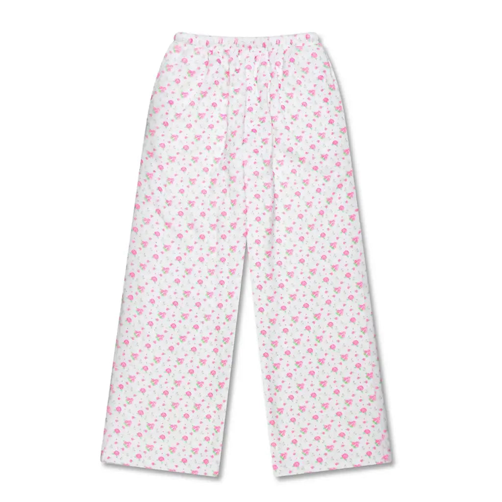 Pretty in White Plush Pants