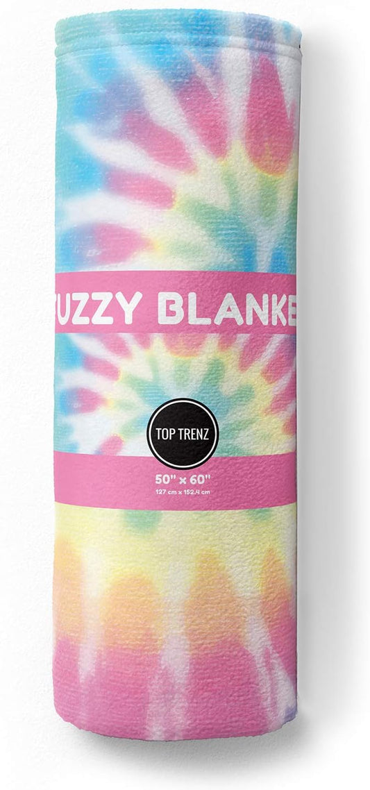 Tie dye pastel blanket