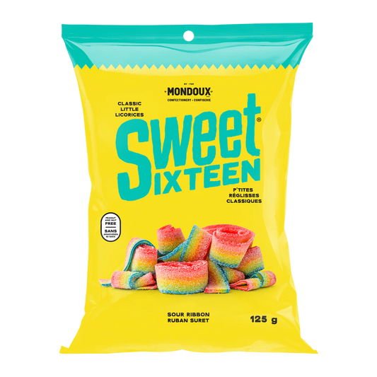 Sweet sixteen sour rainbow candy