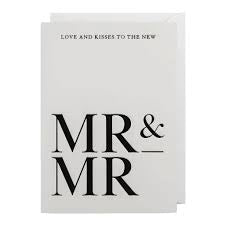 THE NEW MR & MR CARD