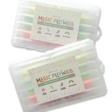 Magic play wall dustless chalk crayons