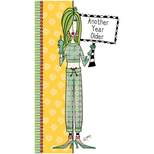 Birthday card - another year older