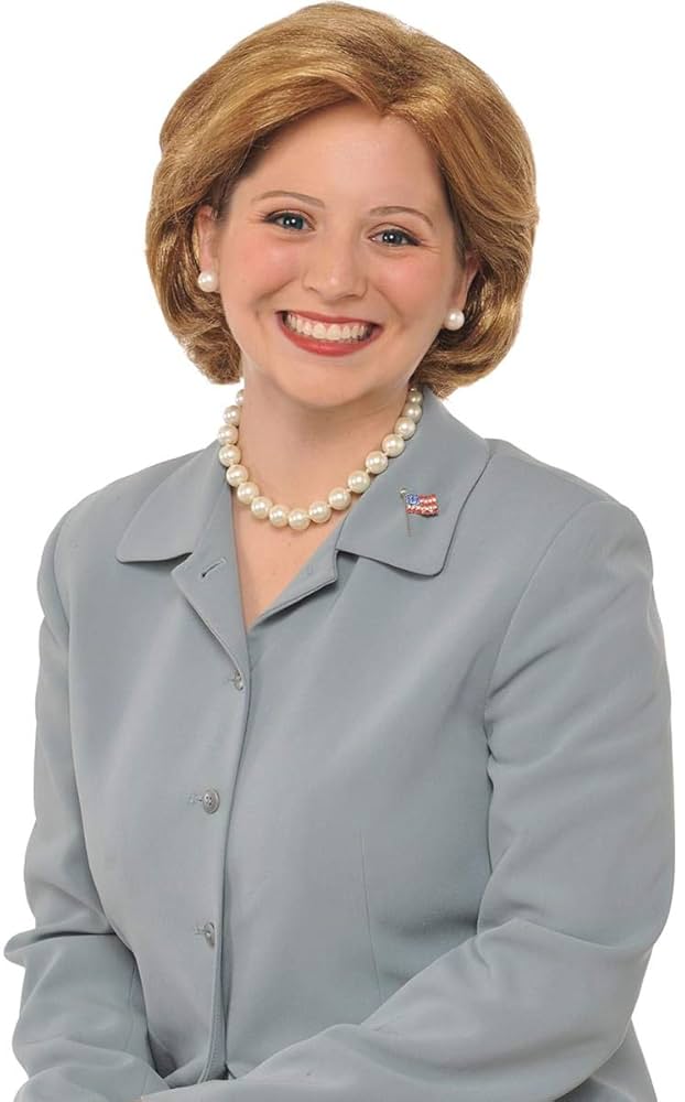 Hillary Clinton Costume Wig Adult Accessory Political Female Candidate