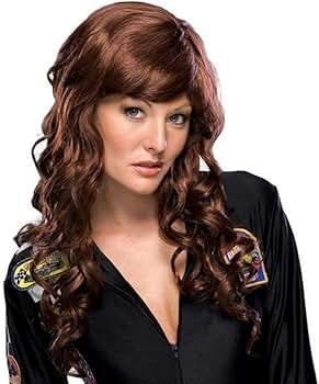 Movie starlet brown hair wig