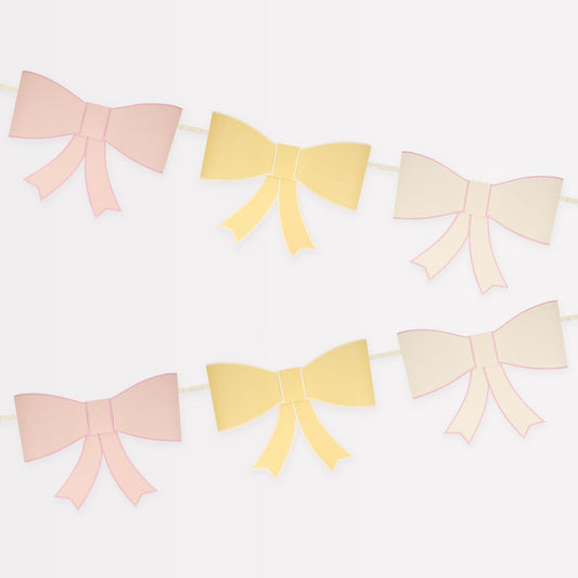 Meri Meri 3d Paper Bow Garland
