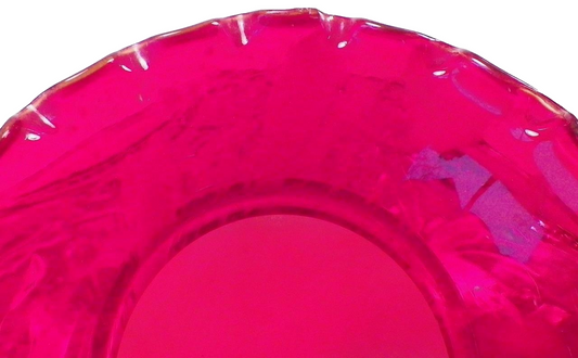 Plastic plates - pink 4ct