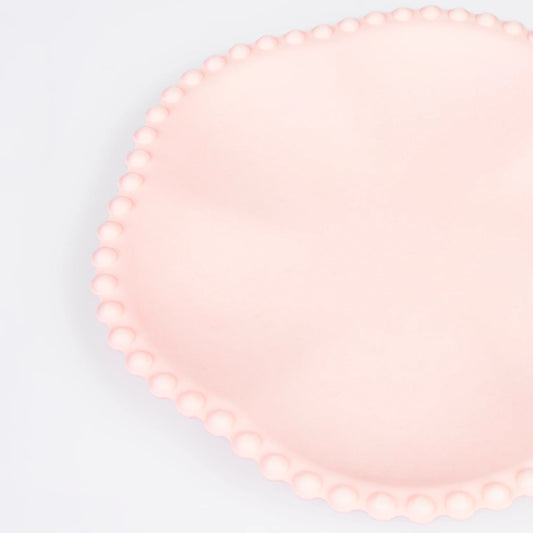 Meri Meri small bamboo fiber plate - pink