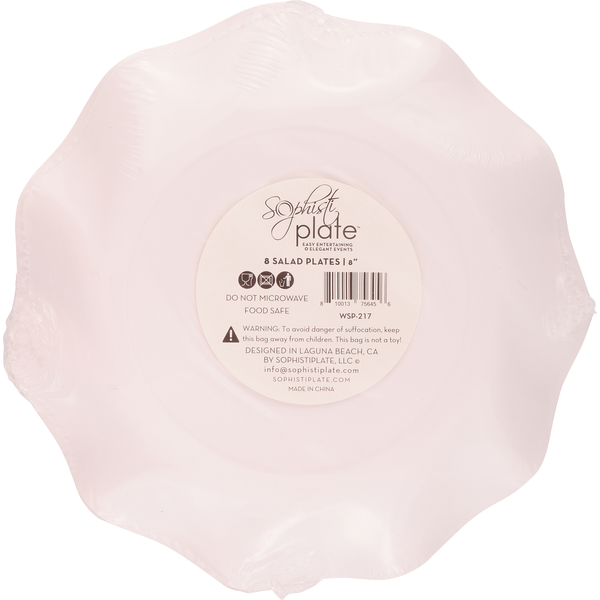 Simply Eco Extra Large Plate- Blush/8pk