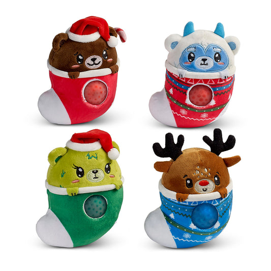 Sensory Beadie Squishy Toys - Christmas Collection