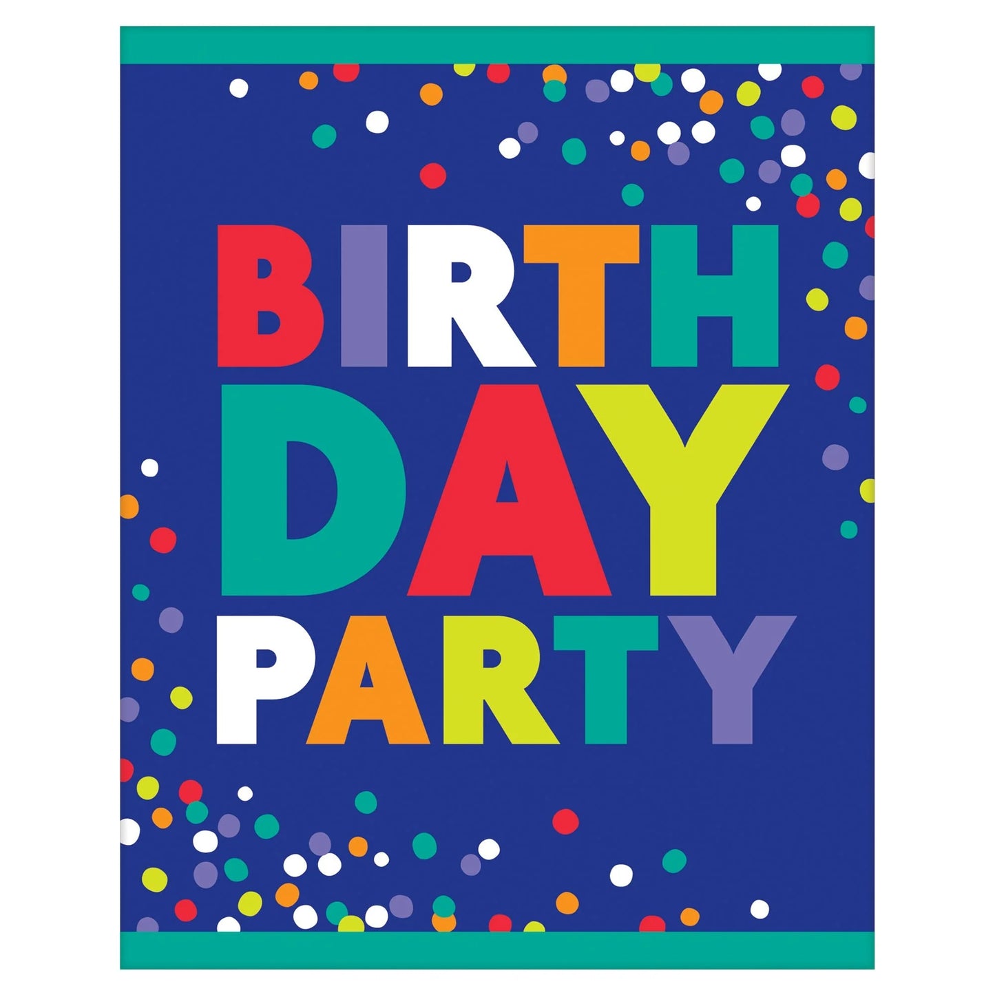 Happy birthday tablecover