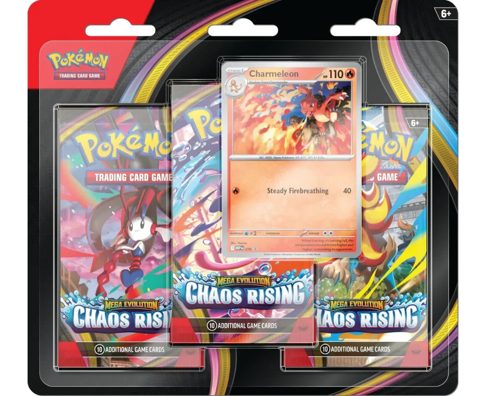 Pokémon Mega Evolutions 3 Pack Blister Pack