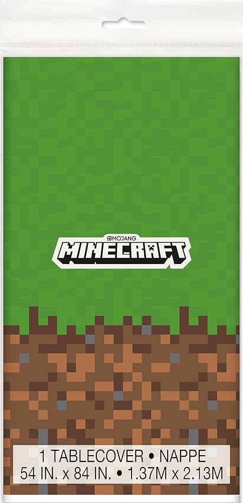 Minecraft plastic cover