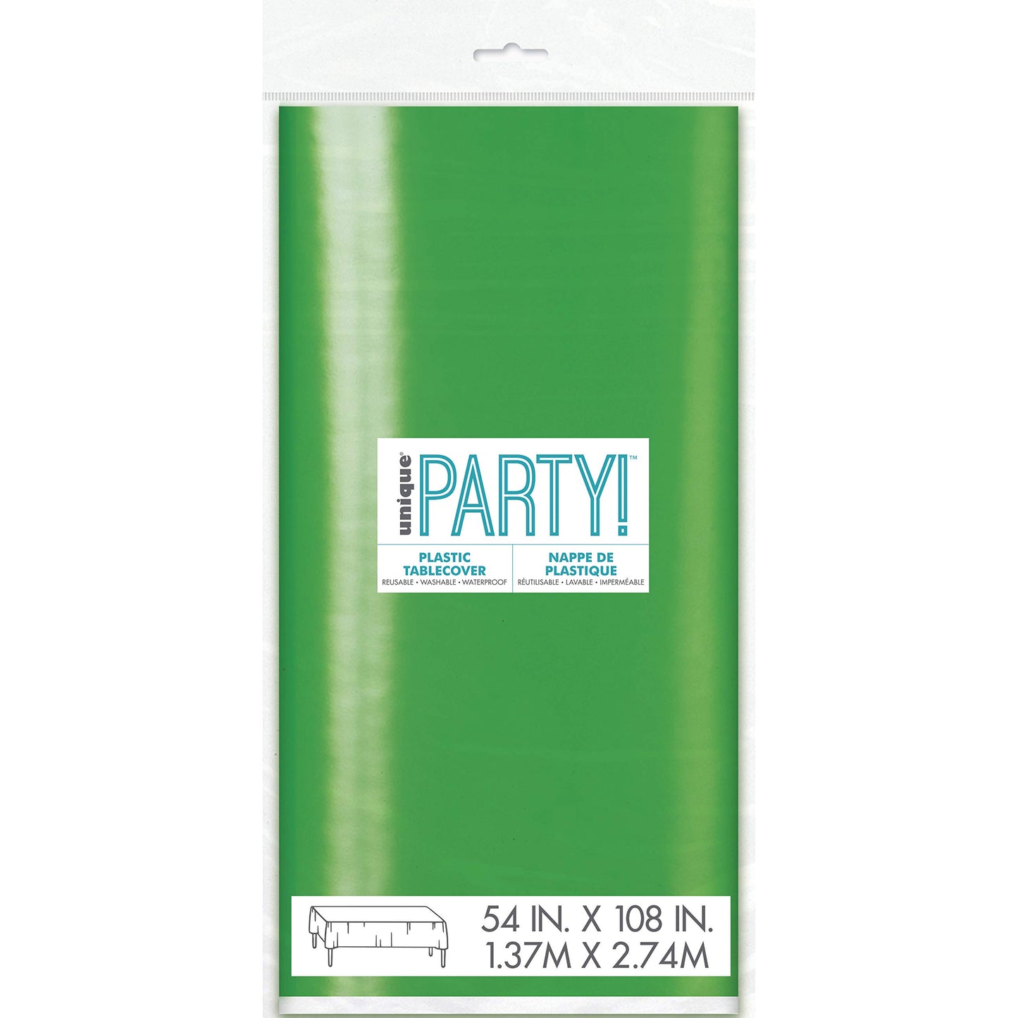 Lime Green plastic cloth