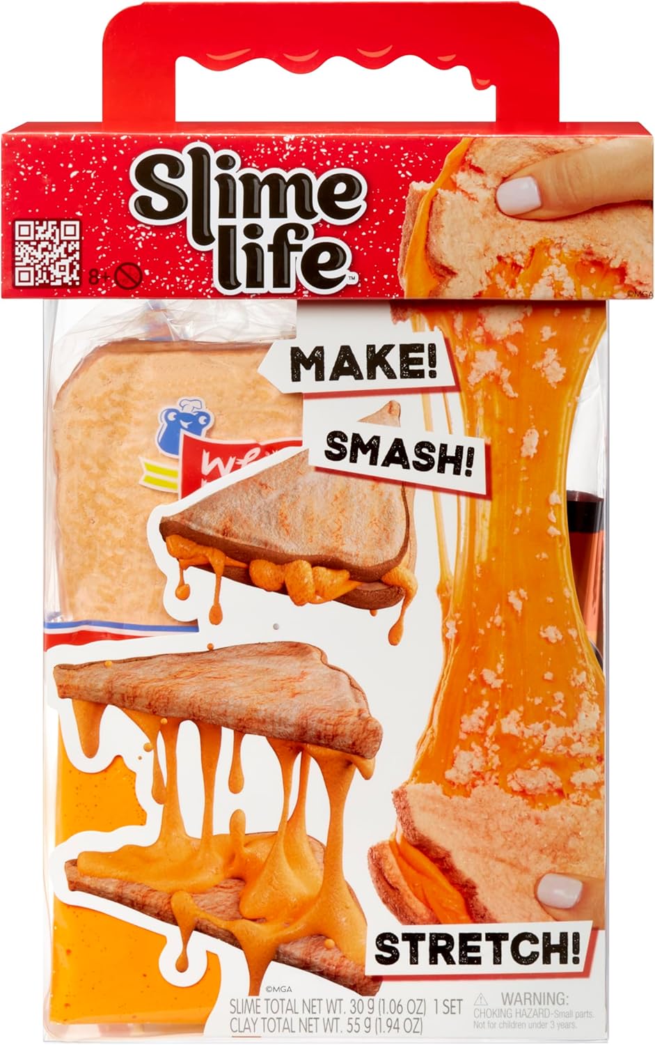Slime Life Grilled Cheese with Chips DIY Slime Kit