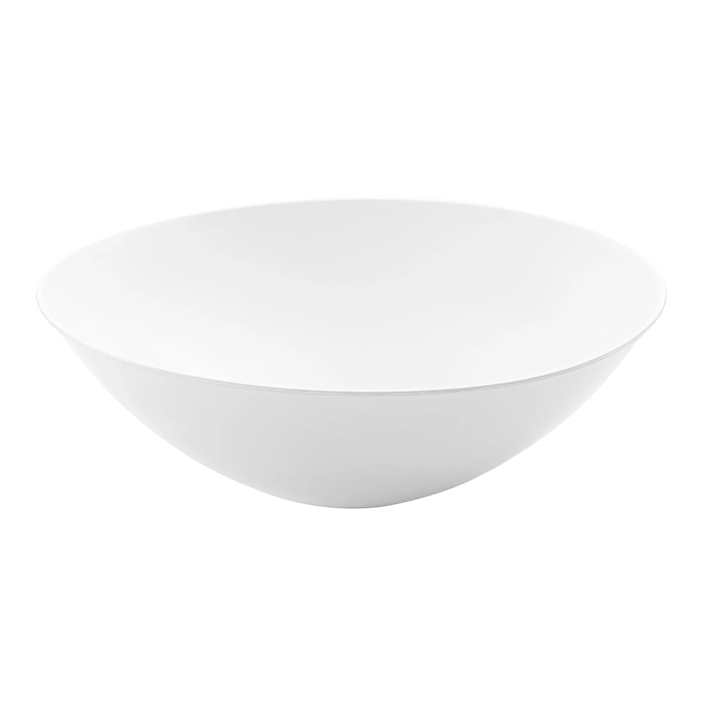 Solid White Organic Round Plastic Soup Bowls (16 oz.) 10 pcs