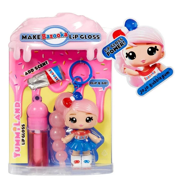 Yummiland x Licensed Sweets Lip Gloss Doll: Bazooka Bubble Gum