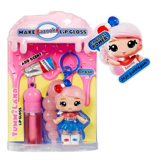 Yummiland x Licensed Sweets Lip Gloss Doll: Bazooka Bubble Gum
