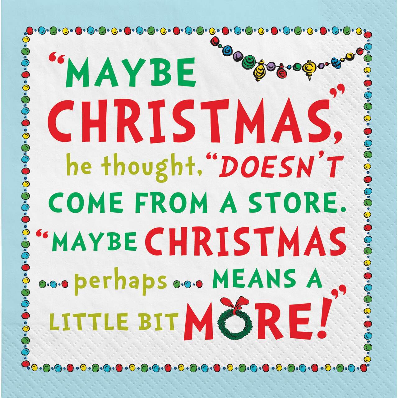 Christmas Grinch Perhaps Lunch Napkins, 16-pk