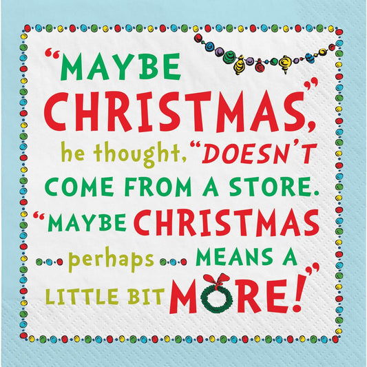 Christmas Grinch Perhaps Lunch Napkins, 16-pk