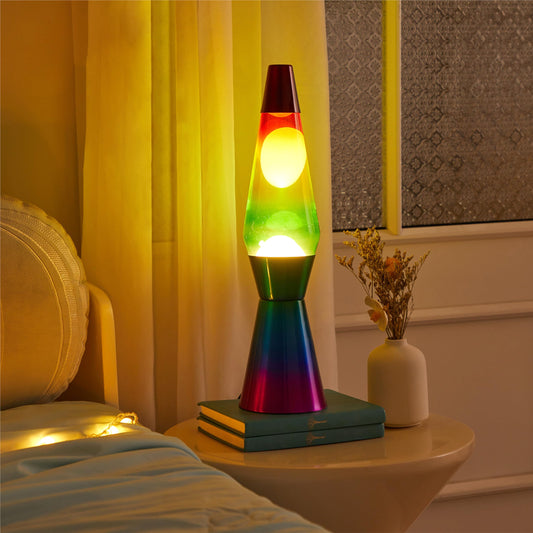 11.5 inch lava lamp rainbow