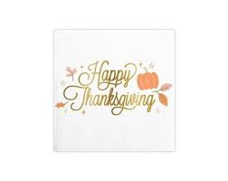 Happy thanks giving napkin