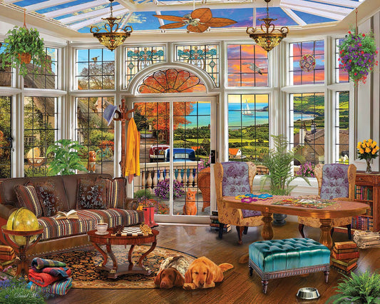 White Mountain Garden Room 1000 Pieces