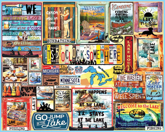 White Mountain Lake Time 1000 Pieces