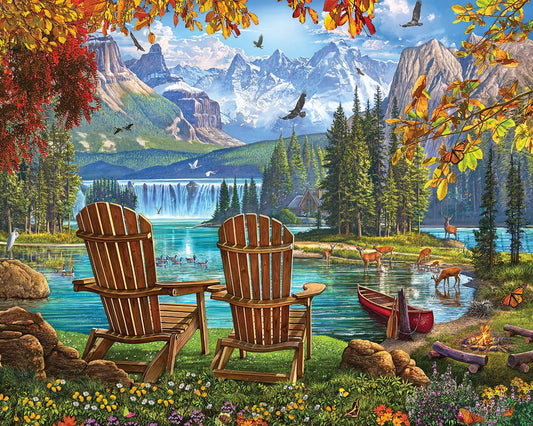 White Mountain Mountain Paradise 1000 Pieces