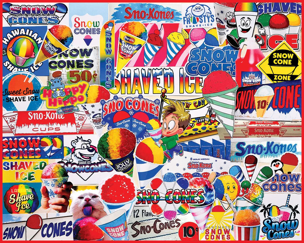 White Mountain Snow Cones 1000 Pieces